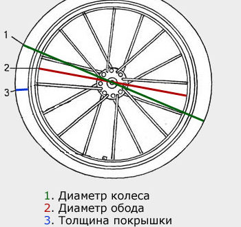 How to find out the diameter of a bicycle wheel - ways to measure