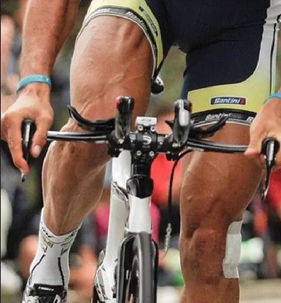 The effect on muscles from riding