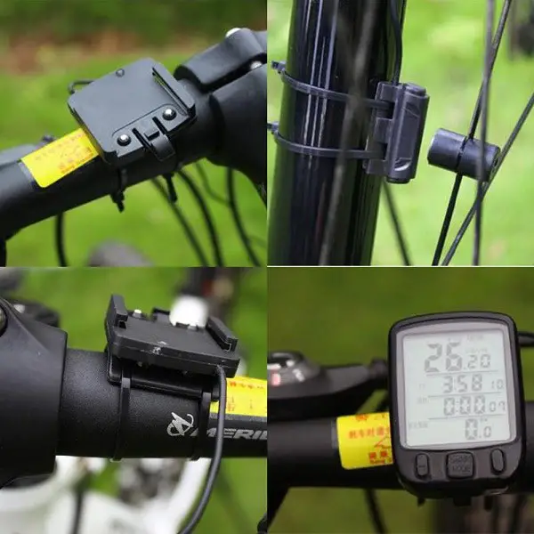 Instructions for attaching a speedometer to a bicycle