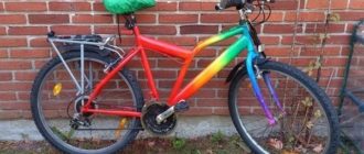 Painting a bicycle at home - instructions