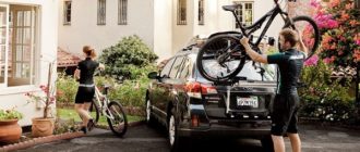 Transporting a bicycle by car: ways, how to do it better