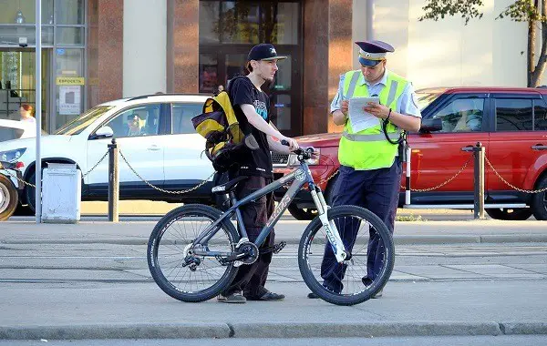 fines for cyclists