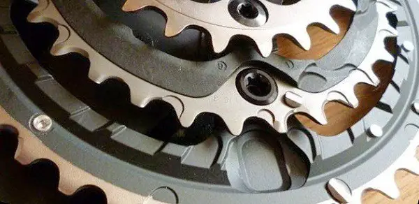 pins and bevels on the front sprockets