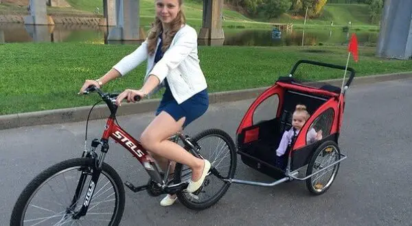 Bicycle trailer for children - features and types