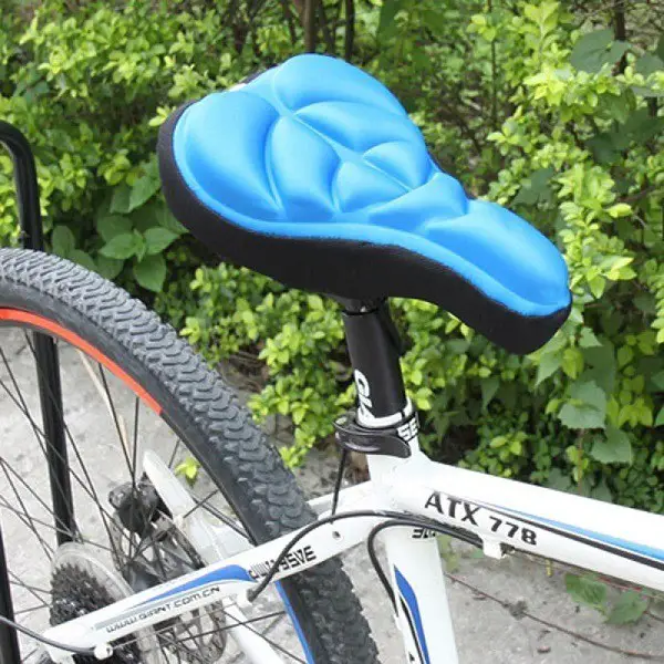 bicycle saddle made of gel cushions