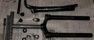 Bicycle fork repair - how to remove and disassemble with your own hands