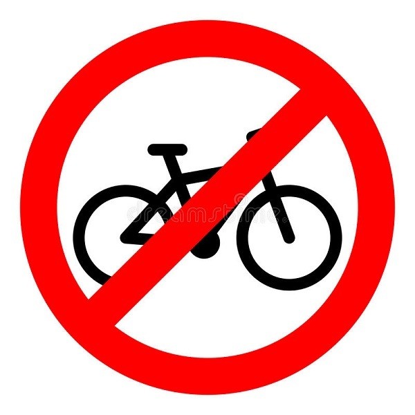 Bans for cyclists
