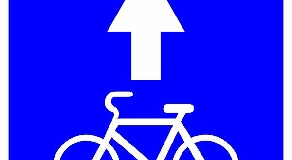 Bicycle lane sign - what it means, who can ride in it